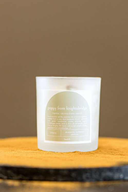 Intent Candle: Poppy From Knightsbridge