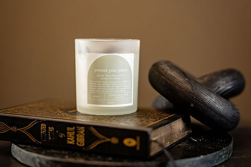 Intent Candle: Protect Your Peace