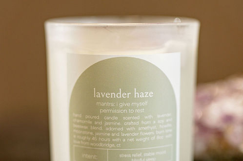 Intent Candle: Lavender Haze