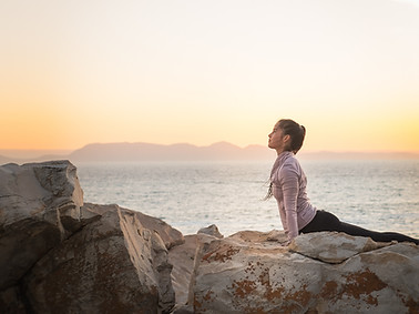 Yoga on Rocks