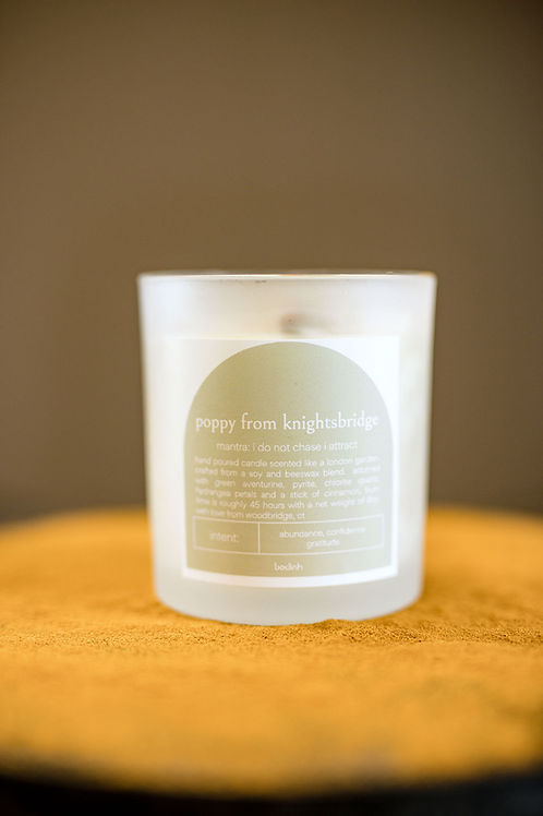 Intent Candle: Poppy From Knightsbridge
